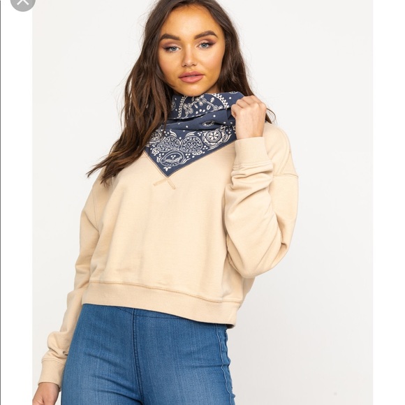 FREE PEOPLE Bandana Top Pullover - Picture 4 of 8